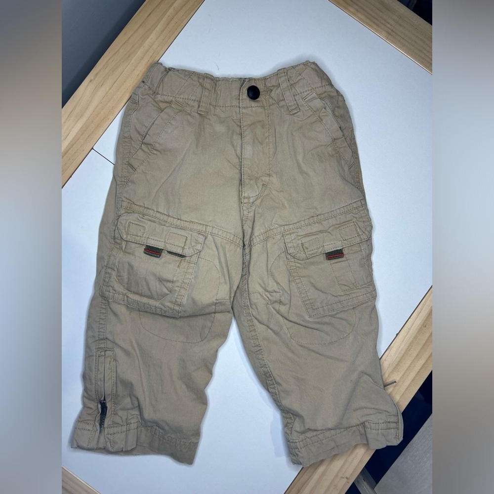 Gap Kids Tan Lined Cargo Pants